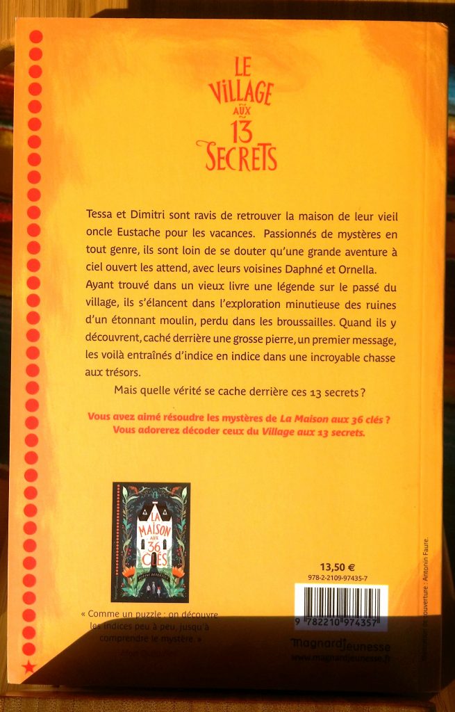 Le village aux 13 secrets de Nadine Debertolis - Grand Format - Livre -  Decitre